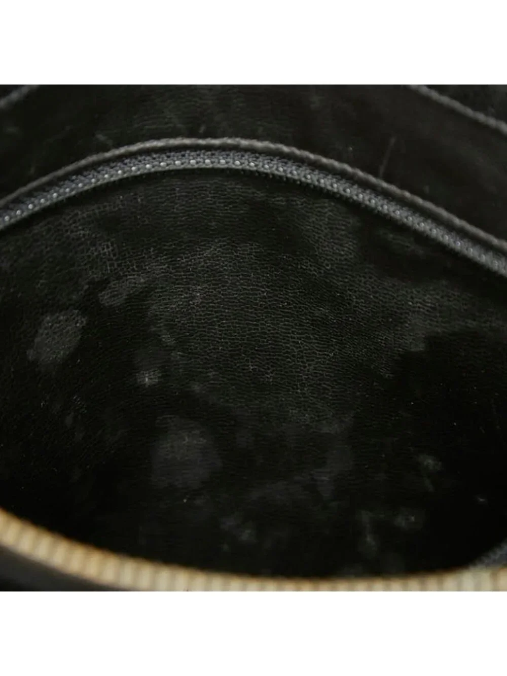 Chanel CC Logo Chain Tote Shoulder Bag Black Caviar Leather
